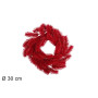 DIETROPORTA 30CM RAMI DI ABETE ROSSO