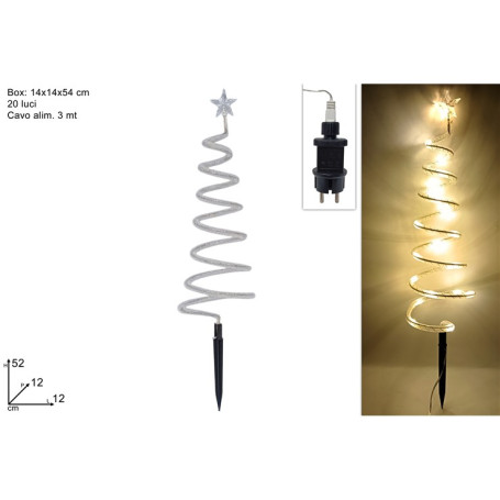 ALBERO LUMINOSO CON PICCHETTO