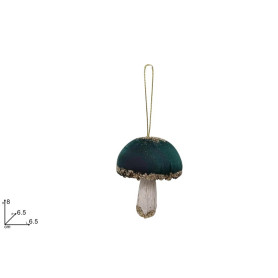 APPENDINO FUNGO 8CM VERDE VELLUTO