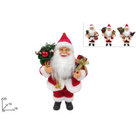 BABBO NATALE 25CM 3ASS