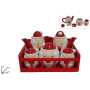 SET MENAGE 5PZ C/SUPPORTO LEGNO