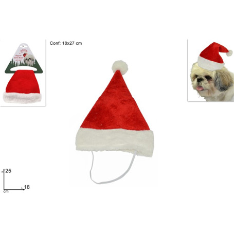 CAPPELLO CANE BABBO NATALE