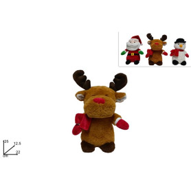 PELUCHE PERSONAGGI NATALIZI 25CM ASS