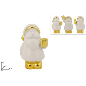 BABBO NATALE CERAMICA 13 CM