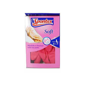 GUANTI SPONTEX SOFT MIS.L