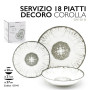 SERVIZIO PIATTI 18PZ COROLLA GRIGIO