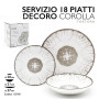 SERVIZIO PIATTI 18PZ COROLLA TORTORA