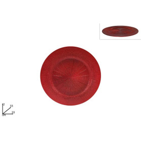 SOTTOPIATTO 33CM RIGATO