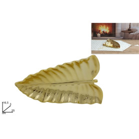 VASSOIO FOGLIA ORO 25CM