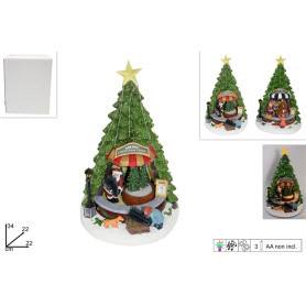 GIOSTRINA ALBERO DI NAT.C/BABBO NATALE