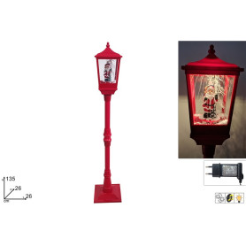 LAMPIONE BIANCO/ROSSO 135CM