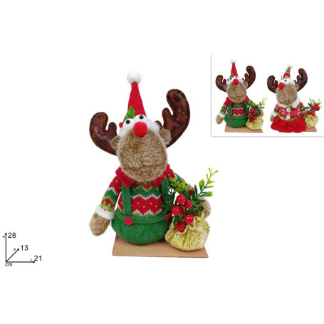 RENNA NATALIZIA C/ SACCO DECORATO