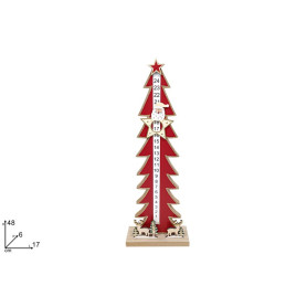 ALBERO ROSSO CALENDARIO AVVENTO