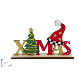 DECORAZIONE SCRITTA XMAS