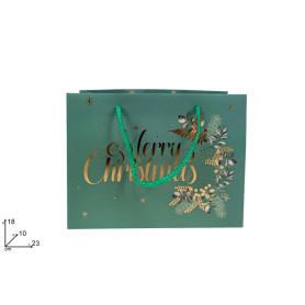 BUSTA REGALO NATALIZIA 23X18X10