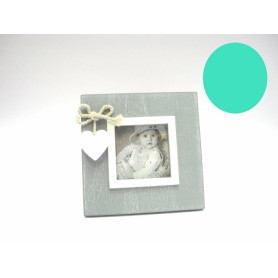 CORNICE QUADRATA LEGNO BIANCA/GRIGIA