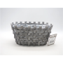 CESTO LEGNO INTRECCIATO OVALE 24X16X12
