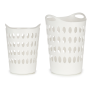 CESTO PLASTICA C/MAN.50LT BIANCO