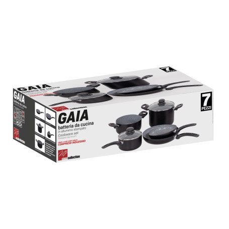 BATTERIA PENTOLE 7PZ GAIA