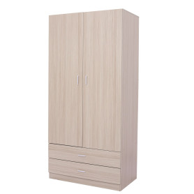 ARMADIO 2 ANTE E 2 CASSETTI 90X52X190