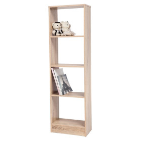 LIBRERIA 4 RIP.40X24X137 MARRONE