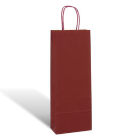 BUSTA REGALO X BOTTIGLIA 14X8,5X39 ROSSA