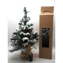 ALBERO NEVATO B.JUTA H.50CM C/15 LUCI