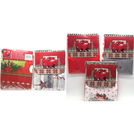 TOVAGLIA 150X220 ANTIMACCHIA DEC.NATALE
