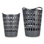 CESTO PLASTICA C/MAN.50LT ANTRACITE