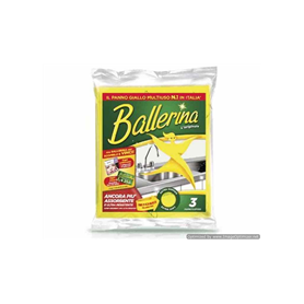 BALLERINA PANNO GIALLO X3