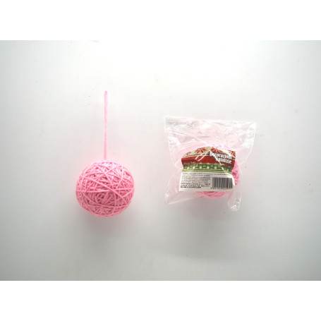 PALLA GOMITOLO DA APP.D.6CM ROSA